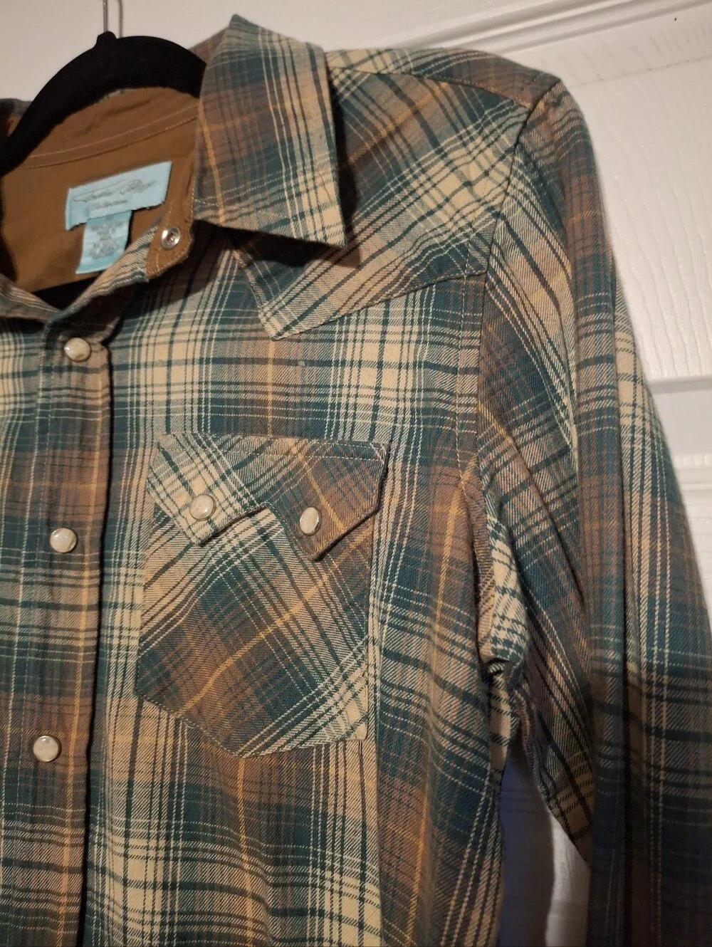 Tasha Polizzi Women's Plaid Pearl Snap Shirt